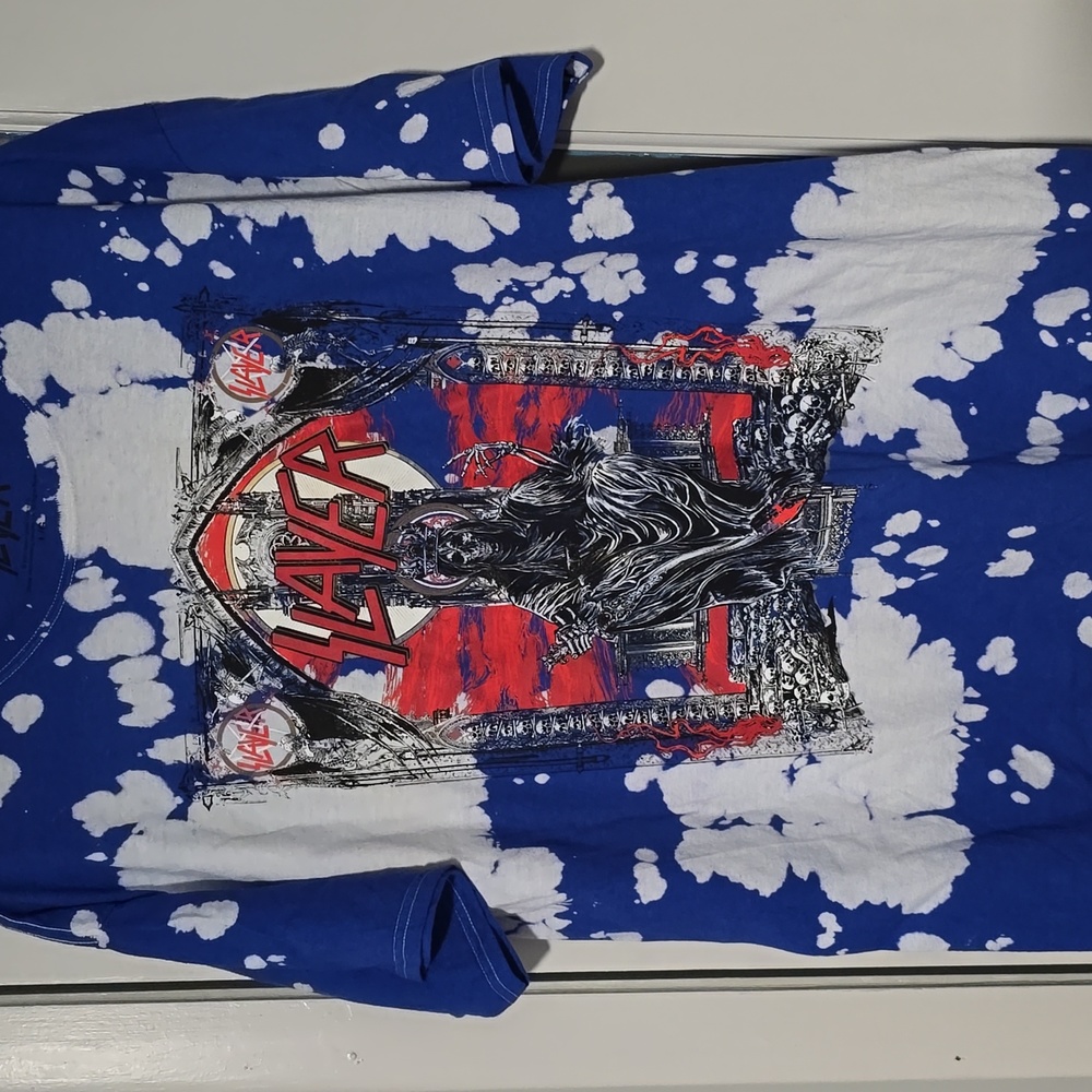 DEF LEPPARD TYE DYE AND SLAYER T SHIRT BUNDLE